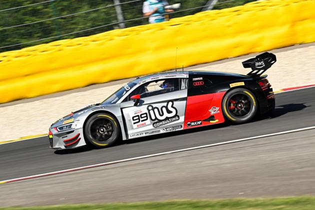 AUTOMOBILE : 24 Heures de SPA Francorchamps - 25 06 2026 99 Tresor Attempto Racing (GER) Audi R8 LMS GT3 EVO II (GOLD) driven by Dylan PEREIRA (NED) Andrea FRASSINETI (ITA) Alex AKA (GER), during the CrowdStrike 24 Hours of SPA, 4th round of the GT World Challenge Europe Championship (SRO) on the Spa-Francorchamps circuit in Belgium The 25th June 2026. SPA-FRANCORCHAMPSBelgium  Copyright: xMPSxAGENCYx