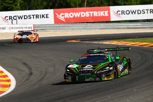 AUTOMOBILE : 24 Heures de SPA Francorchamps - 25 06 2026 111 CSA Racing (FRA) McLaren 720S GT3 EVO (GOLD) driven by James KELL (GBR) Arthur ROUGIER (FRA) Simon GACHET (FRA) Jim PLA (FRA), during the CrowdStrike 24 Hours of SPA, 4th round of the GT World Challenge Europe Championship (SRO) on the Spa-Francorchamps circuit in Belgium The 25th June 2026. SPA-FRANCORCHAMPSBelgium  Copyright: xMPSxAGENCYx