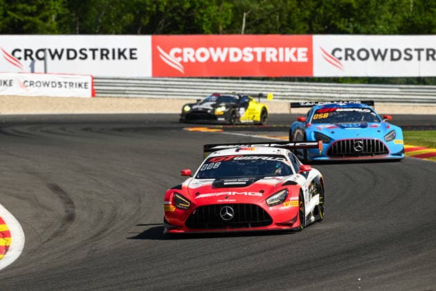 AUTOMOBILE : 24 Heures de SPA Francorchamps - 25 06 2026 17 Mercedes-AMG Team GetSpeed (GER) Mercedes-AMG GT3 EVO (PRO) driven by Maxime MARTIN (BEL) Maximilian GÖTZ (GER) Fabian SCHILLER (GER), during the CrowdStrike 24 Hours of SPA, 4th round of the GT World Challenge Europe Championship (SRO) on the SPA Francorchamps circuit in Belgium The 25th June 2026. SPA-FRANCORCHAMPSBelgium  Copyright: xMPSxAGENCYx