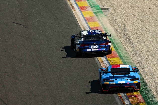 AUTOMOBILE : 24 Heures de SPA Francorchamps - 25 06 2026 992 Paradine Competition (GBR) BMW M4 GT3 EVO (GOLD) driven by Christian HAHN (BRA) Josh ROWLEDGE (GBR) Jop RAPPANGE (NED), during the CrowdStrike 24 Hours of SPA, 4th round of the GT World Challenge Europe Championship (SRO) on the SPA Francorchamps circuit in Belgium The 25th June 2026. SPA-FRANCORCHAMPSBelgium  Copyright: xMPSxAGENCYx