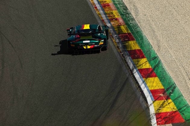 AUTOMOBILE : 24 Heures de SPA Francorchamps - 25 06 2026 700 Comtoyou Racing (BEL) Aston Martin Vantage AMR GT3 EVO (PRO-AM) driven by Nicolas BAERT (BEL) Xavier KNAUF (BEL) GrÃ gory SERVAIS (BEL) Sarah BOVY (BEL), during the CrowdStrike 24 Hours of SPA, 4th round of the GT World Challenge Europe Championship (SRO) on the SPA Francorchamps circuit in Belgium The 25th June 2026. SPA-FRANCORCHAMPSBelgium  Copyright: xMPSxAGENCYx