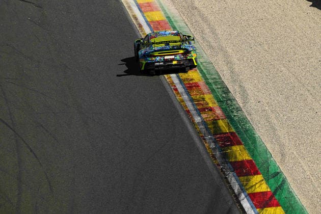 AUTOMOBILE : 24 Heures de SPA Francorchamps - 25 06 2026 79 Tsunami RT (SNM) Porsche 911 GT3 R (992) EVO (PRO-AM) driven by Johannes ZELGER (ITA) Fabio BABINI (ITA) Nico MENZEL (GER) Hiroshi HAMAGUCHI (JPN), during the CrowdStrike 24 Hours of SPA, 4th round of the GT World Challenge Europe Championship (SRO) on the Spa-Francorchamps circuit in Belgium The 25th June 2026. SPA-FRANCORCHAMPSBelgium  Copyright: xMPSxAGENCYx