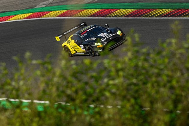 AUTOMOBILE : 24 Heures de SPA Francorchamps - 25 06 2026 34 natural elements by Walkenhorst Motorsport (GER) Aston Martin Vantage AMR GT3 EVO (PRO) driven by Henrique CHAVES (POR) Christian KROGNES (NOR) Jamie DAY (GBR), during the CrowdStrike 24 Hours of SPA, 4th round of the GT World Challenge Europe Championship (SRO) on the SPA Francorchamps circuit in Belgium The 25th June 2026. SPA-FRANCORCHAMPSBelgium  Copyright: xMPSxAGENCYx