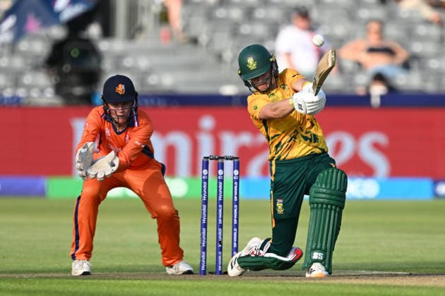 South Africa Women v Netherlands Women, ICC Women s T20 World Cup Laura Wolvaardt of South Africa plays an attacking shot during the ICC Women s T20 World Cup match between South Africa Women and Netherlands Women at the Seat Unique Stadium, Bristol, UK on 25 June 2026. Bristol Seat Unique Stadium Gloucestershire UK Editorial use only , Copyright: xGrahamxHuntx PSI-24401-0019