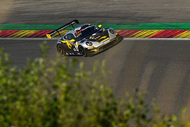 AUTOMOBILE : 24 Heures de SPA Francorchamps - 25 06 2026 10 Boutsen VDS (BEL) Porsche 911 GT3 R EVO (GOLD) driven by Gilles MAGNUS (BEL) Robin KNUTSSON (SWE) Alessandro GHIRETTI (FRA) TBA, during the CrowdStrike 24 Hours of SPA, 4th round of the GT World Challenge Europe Championship (SRO) on the SPA Francorchamps circuit in Belgium The 25th June 2026. SPA-FRANCORCHAMPSBelgium  Copyright: xMPSxAGENCYx
