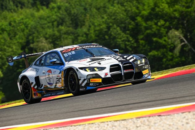 AUTOMOBILE : 24 Heures de SPA Francorchamps - 25 06 2026 30 Team WRT (BEL) BMW M4 GT3 EVO (SILVER) driven by Ignacio MONTENEGRO (ARG) Matisse LISMONT (BEL) Amaury CORDEEL (BEL) Mathieu DETRY (BEL), during the CrowdStrike 24 Hours of SPA, 4th round of the GT World Challenge Europe Championship (SRO) on the SPA Francorchamps circuit in Belgium The 25th June 2026. SPA-FRANCORCHAMPSBelgium  Copyright: xMPSxAGENCYx