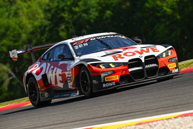 AUTOMOBILE : 24 Heures de SPA Francorchamps - 25 06 2026 98 Rowe Racing (GER) BMW M4 GT3 EVO (PRO) driven by Augusto FARFUS (BRA) Jake DENNIS (GBR) Raffaele MARCIELLO (SUI), during the CrowdStrike 24 Hours of SPA, 4th round of the GT World Challenge Europe Championship (SRO) on the Spa-Francorchamps circuit in Belgium The 25th June 2026. SPA-FRANCORCHAMPSBelgium  Copyright: xMPSxAGENCYx