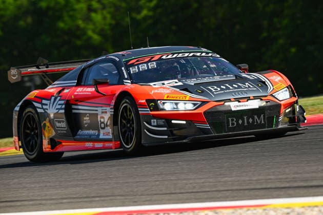 AUTOMOBILE : 24 Heures de SPA Francorchamps - 25 06 2026 84 Eastalent Racing (AUT) Audi R8 LMS GT3 EVO II (PRO) driven by Christopher HAASE (GER) Simon REICHER (AUT) Markus WINKELHOCK (GER), during the CrowdStrike 24 Hours of SPA, 4th round of the GT World Challenge Europe Championship (SRO) on the Spa-Francorchamps circuit in Belgium The 25th June 2026. SPA-FRANCORCHAMPSBelgium  Copyright: xMPSxAGENCYx