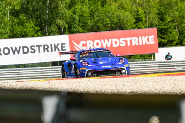 AUTOMOBILE : 24 Heures de SPA Francorchamps - 25 06 2026 97 Rutronik Racing (GER) Porsche 911 GT3 R EVO (BRONZE) driven by Michelle GATTING (DEN) Antares AU (HKG) Martin RUMP (EST) Sven MÜLLER (GER), during the CrowdStrike 24 Hours of SPA, 4th round of the GT World Challenge Europe Championship (SRO) on the Spa-Francorchamps circuit in Belgium The 25th June 2026. SPA-FRANCORCHAMPSBelgium  Copyright: xMPSxAGENCYx