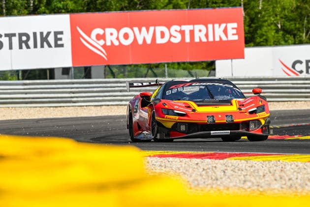 AUTOMOBILE : 24 Heures de SPA Francorchamps - 25 06 2026 50 AF Corse (ITA) Ferrari 296 GT3 EVO (PRO) driven by Lilou WADOUX (FRA) Arthur LECLERC (MON) Sean GELAEL (IDN), during the CrowdStrike 24 Hours of SPA, 4th round of the GT World Challenge Europe Championship (SRO) on the SPA Francorchamps circuit in Belgium The 25th June 2026. SPA-FRANCORCHAMPSBelgium  Copyright: xMPSxAGENCYx