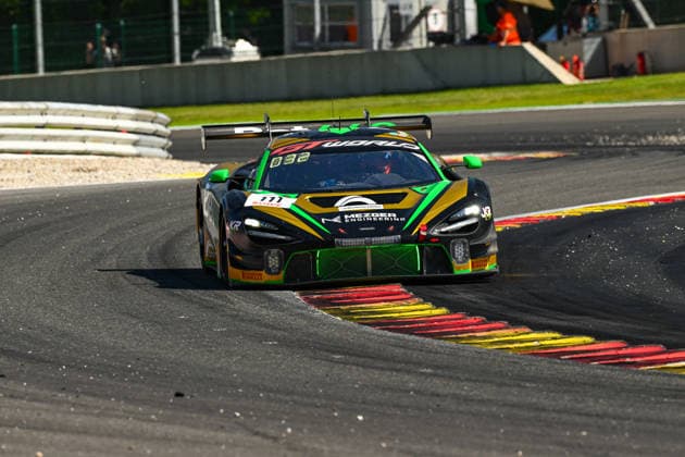 AUTOMOBILE : 24 Heures de SPA Francorchamps - 25 06 2026 111 CSA Racing (FRA) McLaren 720S GT3 EVO (GOLD) driven by James KELL (GBR) Arthur ROUGIER (FRA) Simon GACHET (FRA) Jim PLA (FRA), during the CrowdStrike 24 Hours of SPA, 4th round of the GT World Challenge Europe Championship (SRO) on the Spa-Francorchamps circuit in Belgium The 25th June 2026. SPA-FRANCORCHAMPSBelgium  Copyright: xMPSxAGENCYx