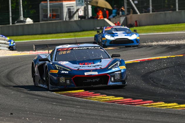 AUTOMOBILE : 24 Heures de SPA Francorchamps - 25 06 2026 0 Johor Motorsports Racing JMR (MAL) Corvette Z06 GT3 R (BRONZE) driven by H.H.Prince JEFRI IBRAHIM (MAS) Prince Abu Bakar IBRAHIM (MAS) Jordan LOVE (MAS) Ben GREEN (GBR), during the CrowdStrike 24 Hours of SPA, 4th round of the GT World Challenge Europe Championship (SRO) on the SPA Francorchamps circuit in Belgium The 25th June 2026. SPA-FRANCORCHAMPSBelgium  Copyright: xMPSxAGENCYx