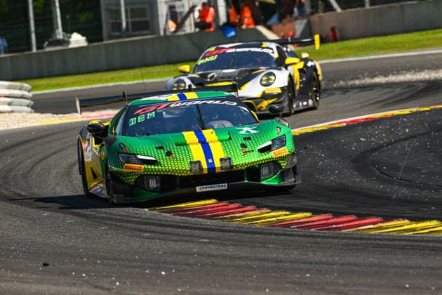 AUTOMOBILE : 24 Heures de SPA Francorchamps - 25 06 2026 70 AF Corse (ITA) Ferrari 296 GT3 EVO (PRO-AM) driven by Custodio TOLEDO (USA) Miguel MOLINA (ESP) Matthieu VAXIVIERE (FRA) Peter DEMPSEY (IRL), during the CrowdStrike 24 Hours of SPA, 4th round of the GT World Challenge Europe Championship (SRO) on the Spa-Francorchamps circuit in Belgium The 25th June 2026. SPA-FRANCORCHAMPSBelgium  Copyright: xMPSxAGENCYx