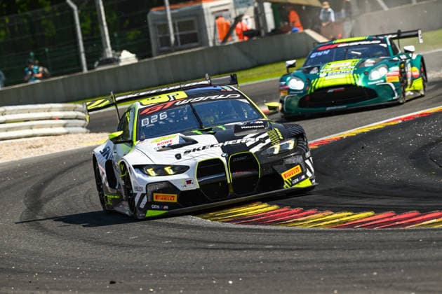 AUTOMOBILE : 24 Heures de SPA Francorchamps - 25 06 2026 46 Team WRT (BEL) BMW M4 GT3 EVO (PRO) driven by Daniel HARPER (GBR) Max HESSE (GER) Valentino ROSSI (ITA), during the CrowdStrike 24 Hours of SPA, 4th round of the GT World Challenge Europe Championship (SRO) on the SPA Francorchamps circuit in Belgium The 25th June 2026. SPA-FRANCORCHAMPSBelgium  Copyright: xMPSxAGENCYx