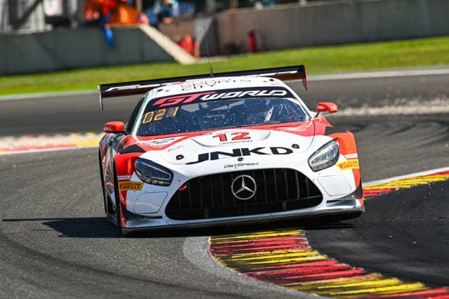AUTOMOBILE : 24 Heures de SPA Francorchamps - 25 06 2026 12 GetSpeed Team Dubai (UAE) Mercedes-AMG GT3 EVO (BRONZE) driven by Gabriel RINDONE (UAE) Tom KALENDER (GER) Mikael GRENIER (CAN) Jarrod WABERSKI (RSA), during the CrowdStrike 24 Hours of SPA, 4th round of the GT World Challenge Europe Championship (SRO) on the SPA Francorchamps circuit in Belgium The 25th June 2026. SPA-FRANCORCHAMPSBelgium  Copyright: xMPSxAGENCYx