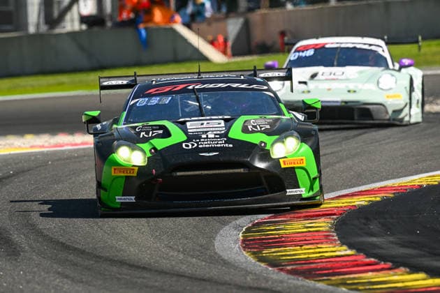 AUTOMOBILE : 24 Heures de SPA Francorchamps - 25 06 2026 35 Walkenhorst Motorsport (GER) Aston Martin Vantage AMR GT3 EVO (SILVER) driven by Gaspard SIMON (FRA) Ethan ISCHER (SUI) Mateo VILLAGOMEZ (ECD) Maxime ROBIN (FRA), during the CrowdStrike 24 Hours of SPA, 4th round of the GT World Challenge Europe Championship (SRO) on the SPA Francorchamps circuit in Belgium The 25th June 2026. SPA-FRANCORCHAMPSBelgium  Copyright: xMPSxAGENCYx