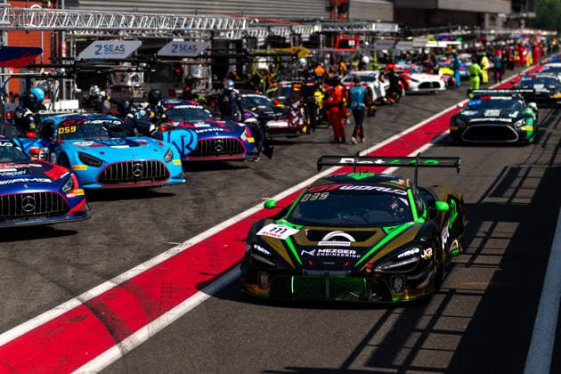 AUTO - GT WORLD CHALLENGE EUROPE ENDURANCE CUP - 24 HOURS OF SPA 2026 111, PLA, Jim (FRA), ROUGIER, Arthur (FRA), GACHET, Simon (FRA), KELL, James (GBR), CSA Racing, McLaren 7205 GT3 EVO, GOLD, action, during the CrowdStrike 24 Hours of Spa 2026, 3rd round of the GT World Challenge Europe Endurance Cup 2026, from June 25 to 28, 2026 on the Circuit de Spa-Francorchamps, in Stavelot, Belgium - StavelotBelgium  Copyright: xMariusxHeckerx