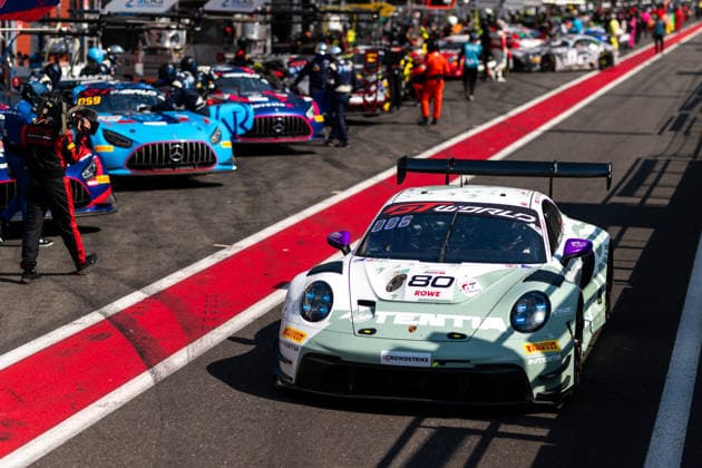 AUTO - GT WORLD CHALLENGE EUROPE ENDURANCE CUP - 24 HOURS OF SPA 2026 80, FELLER, Ricardo (SUI), PREINING, Thomas (AUT), BUUS, Bastian (DEN), Lionspeed GP, Porsche 911 GT3 R (992) EVO, PRO, action,during the CrowdStrike 24 Hours of Spa 2026, 3rd round of the GT World Challenge Europe Endurance Cup 2026, from June 25 to 28, 2026 on the Circuit de Spa-Francorchamps, in Stavelot, Belgium - StavelotBelgium  Copyright: xMariusxHeckerx