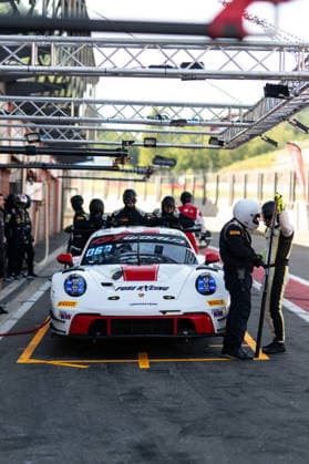 AUTO - GT WORLD CHALLENGE EUROPE ENDURANCE CUP - 24 HOURS OF SPA 2026 09, NESOV, Aleksei (SLO), TRULLI, Enzo (ITA), MALYKHIN, Aliaksandr (GBR), HOFER, Max (AUT), Pure Rxcing, Porsche 911 GT3 R (992) EVO, SILVER, action, during the CrowdStrike 24 Hours of Spa 2026, 3rd round of the GT World Challenge Europe Endurance Cup 2026, from June 25 to 28, 2026 on the Circuit de Spa-Francorchamps, in Stavelot, Belgium - StavelotBelgium  Copyright: xMariusxHeckerx