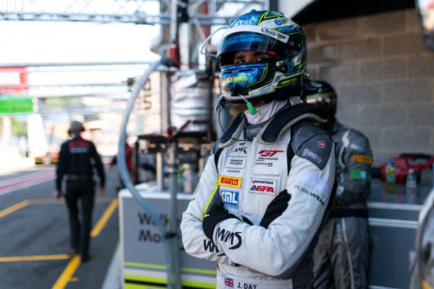AUTO - GT WORLD CHALLENGE EUROPE ENDURANCE CUP - 24 HOURS OF SPA 2026 Jamie DAY (GBR), Walkenhorst Motorsport, Aston Martin Vantage AMR GT3 EVO 34, PRO, portrait, during the CrowdStrike 24 Hours of Spa 2026, 3rd round of the GT World Challenge Europe Endurance Cup 2026, from June 25 to 28, 2026 on the Circuit de Spa-Francorchamps, in Stavelot, Belgium - StavelotBelgium  Copyright: xMariusxHeckerx