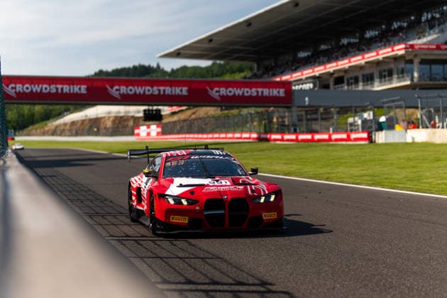 AUTO - GT WORLD CHALLENGE EUROPE ENDURANCE CUP - 24 HOURS OF SPA 2026 991, FOURIE, Leyton (RSA), LEUNG, Darren (GBR), PITTARD, David (GBR), KELLETT, James (GBR), Paradine Competition, BMW M4 GT3 EVO, BRONZE, action, during the CrowdStrike 24 Hours of Spa 2026, 3rd round of the GT World Challenge Europe Endurance Cup 2026, from June 25 to 28, 2026 on the Circuit de Spa-Francorchamps, in Stavelot, Belgium - StavelotBelgium  Copyright: xMariusxHeckerx