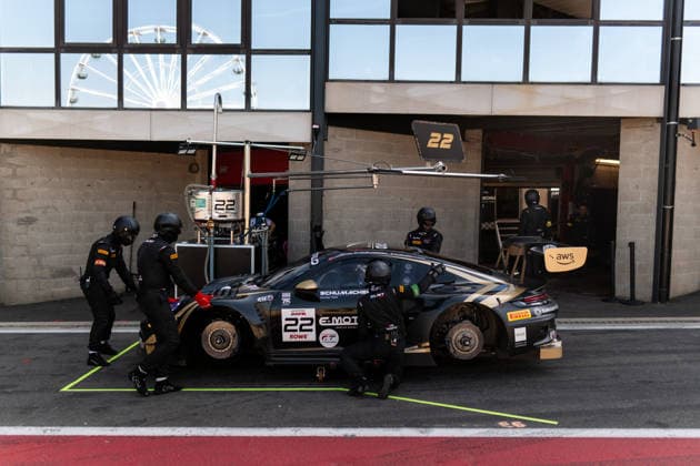 AUTO - GT WORLD CHALLENGE EUROPE ENDURANCE CUP - 24 HOURS OF SPA 2026 22, BRICHACEK, Wyatt (USA), GÜVEN, Ayhancan (TUR), CAMPBELL, Matt (AUS), MAKOWIECKI, Frederic (FRA), Schumacher CLRT, Porsche 911 GT3 R (992) EVO, PRO, action,during the CrowdStrike 24 Hours of Spa 2026, 3rd round of the GT World Challenge Europe Endurance Cup 2026, from June 25 to 28, 2026 on the Circuit de Spa-Francorchamps, in Stavelot, Belgium - StavelotBelgium  Copyright: xMariusxHeckerx