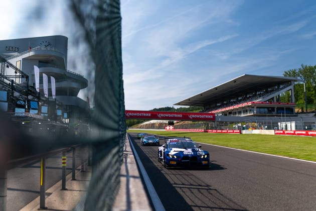 AUTO - GT WORLD CHALLENGE EUROPE ENDURANCE CUP - 24 HOURS OF SPA 2026 992, ROWLEDGE, Josh (GBR), RAPPANGE, Jop (NED), HAHN, Christian (BRA), AGUILERA, Ian (MEX), Paradine Competition, BMW M4 GT3 EVO, SILVER, action, during the CrowdStrike 24 Hours of Spa 2026, 3rd round of the GT World Challenge Europe Endurance Cup 2026, from June 25 to 28, 2026 on the Circuit de Spa-Francorchamps, in Stavelot, Belgium - StavelotBelgium  Copyright: xMariusxHeckerx
