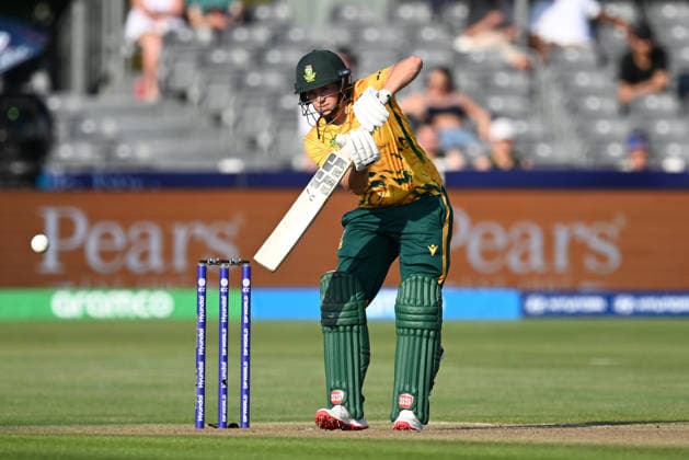 South Africa Women v Netherlands Women, ICC Women s T20 World Cup Tasmin Brits of South Africa plays an attacking shot during the ICC Women s T20 World Cup match between South Africa Women and Netherlands Women at the Seat Unique Stadium, Bristol, UK on 25 June 2026. Bristol Seat Unique Stadium Gloucestershire UK Editorial use only , Copyright: xGrahamxHuntx PSI-24401-0029