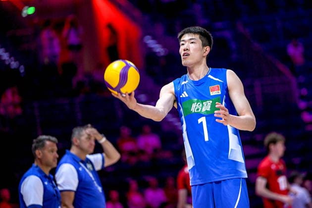 GLIWICE 25.06.2026 MECZ SIATKARSKA LIGA NARODOW 2026 PILKA SIATKOWA --- FIVB VOLLEYBALL NATIONS LEAGUE MATCH: CHINY - BELGIA --- CHINA - BELGIUM N Z TIANYUE LI FOT.PAWEL PIOTROWSKI 400MM.PL NEWSPIX.PL --- newspix.pl 