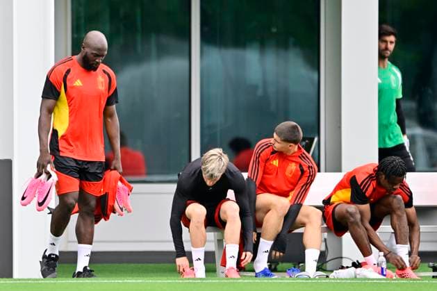 Belgian national football team - FIFA World Cup, WM, Weltmeisterschaft, Fussball 2026 - media activities 25 06 2026 RENTON, UNITED STATES OF AMERICA - JUNE 25 : Lukaku Romelu forward of Belgium pictured during a training session of the Belgian national football team during the FIFA World Cup 2026 on June 25, 2026 in Renton, United States of America, 25 06 2026 Renton United States of America  Copyright: xJanxDexMeuleneirx
