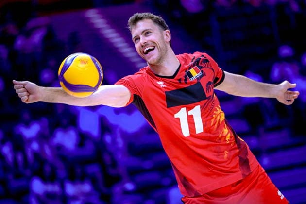 GLIWICE 25.06.2026 MECZ SIATKARSKA LIGA NARODOW 2026 PILKA SIATKOWA --- FIVB VOLLEYBALL NATIONS LEAGUE MATCH: CHINY - BELGIA --- CHINA - BELGIUM N Z SEPPE VAN HOYWEGHEN FOT.PAWEL PIOTROWSKI 400MM.PL NEWSPIX.PL --- newspix.pl 