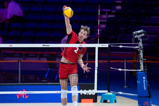 GLIWICE 25.06.2026 SIATKOWKA LIGA NARODOW MEZCZYZN MECZ CHINY BELGIA --- VNL FIVB MENS VOLLEYBALL NATIONS LEAGUE MATCH CHINA VS BELGIUM NZ FERRE REGGERS FOT. MARCIN GOLBA NEWSPIX.PL NEWSPIX.PL --- newspix.pl 