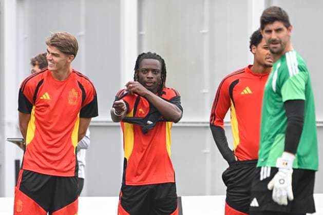 Belgian national football team - FIFA World Cup, WM, Weltmeisterschaft, Fussball 2026 - media activities 25 06 2026 RENTON, UNITED STATES OF AMERICA - JUNE 25 : Doku Jeremy forward of Belgium pictured during a training session of the Belgian national football team during the FIFA World Cup 2026 on June 25, 2026 in Renton, United States of America, 25 06 2026 Renton United States of America  Copyright: xNicoxVereeckenx