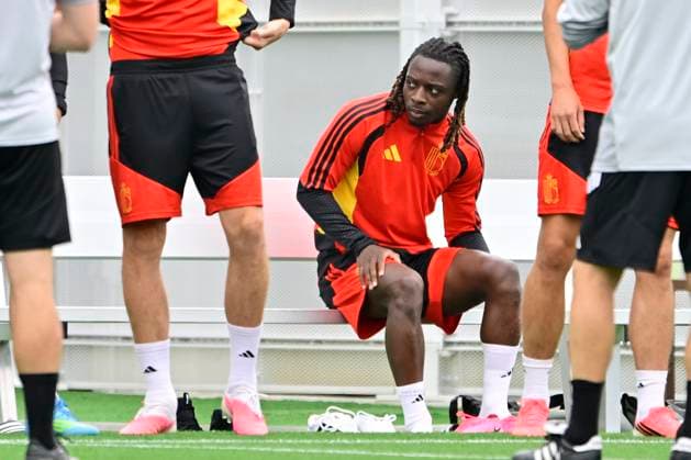 Belgian national football team - FIFA World Cup, WM, Weltmeisterschaft, Fussball 2026 - media activities 25 06 2026 RENTON, UNITED STATES OF AMERICA - JUNE 25 : Doku Jeremy forward of Belgium pictured during a training session of the Belgian national football team during the FIFA World Cup 2026 on June 25, 2026 in Renton, United States of America, 25 06 2026 Renton United States of America  Copyright: xJanxDexMeuleneirx