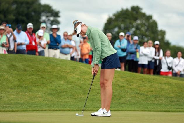 KPMG Women™s PGA, Golf Herren Championship 2026 CHASKA, MINNESOTA - JUNE 25: Nelly Korda of Florida putts on the 11th green during the first round of the KPMG Women™s PGA Championship 2026 at Hazeltine National Golf Club in Chaska, Minnesota, USA Thursday, June 25, 2026. Chaska Minnesota United States  Copyright: xAmyxLemusx originalFilename:lemus-kpmgwome260625_npFHi.jpg