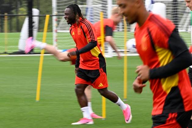 Belgian national football team - FIFA World Cup, WM, Weltmeisterschaft, Fussball 2026 - media activities 25 06 2026 RENTON, UNITED STATES OF AMERICA - JUNE 25 : Doku Jeremy forward of Belgium pictured during a training session of the Belgian national football team during the FIFA World Cup 2026 on June 25, 2026 in Renton, United States of America, 25 06 2026 Renton United States of America  Copyright: xNicoxVereeckenx