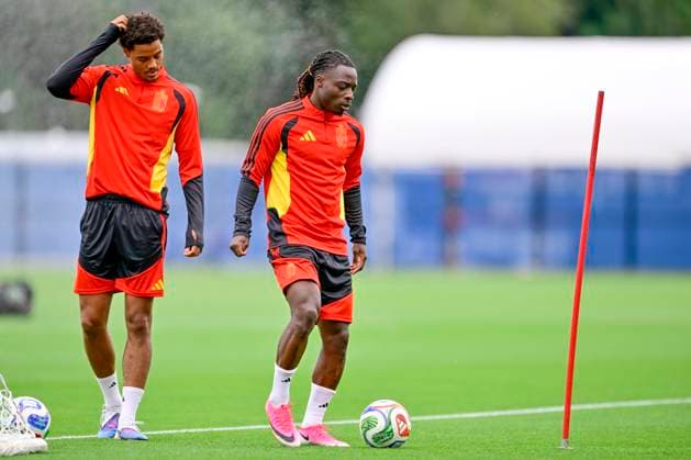 Belgian national football team - FIFA World Cup, WM, Weltmeisterschaft, Fussball 2026 - media activities 25 06 2026 RENTON, UNITED STATES OF AMERICA - JUNE 25 : Doku Jeremy forward of Belgium pictured during a training session of the Belgian national football team during the FIFA World Cup 2026 on June 25, 2026 in Renton, United States of America, 25 06 2026 Renton United States of America  Copyright: xJanxDexMeuleneirx