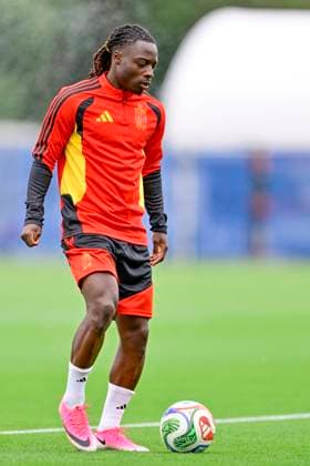 Belgian national football team - FIFA World Cup, WM, Weltmeisterschaft, Fussball 2026 - media activities 25 06 2026 RENTON, UNITED STATES OF AMERICA - JUNE 25 : Doku Jeremy forward of Belgium pictured during a training session of the Belgian national football team during the FIFA World Cup 2026 on June 25, 2026 in Renton, United States of America, 25 06 2026 Renton United States of America  Copyright: xJanxDexMeuleneirx
