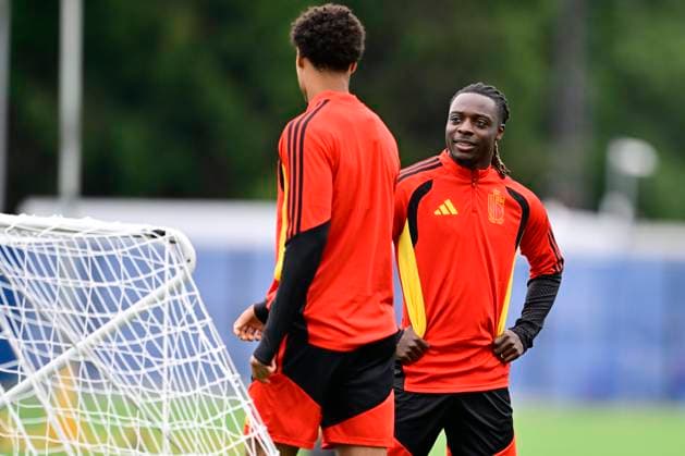 Belgian national football team - FIFA World Cup, WM, Weltmeisterschaft, Fussball 2026 - media activities 25 06 2026 RENTON, UNITED STATES OF AMERICA - JUNE 25 : Doku Jeremy forward of Belgium pictured during a training session of the Belgian national football team during the FIFA World Cup 2026 on June 25, 2026 in Renton, United States of America, 25 06 2026 Renton United States of America  Copyright: xJanxDexMeuleneirx