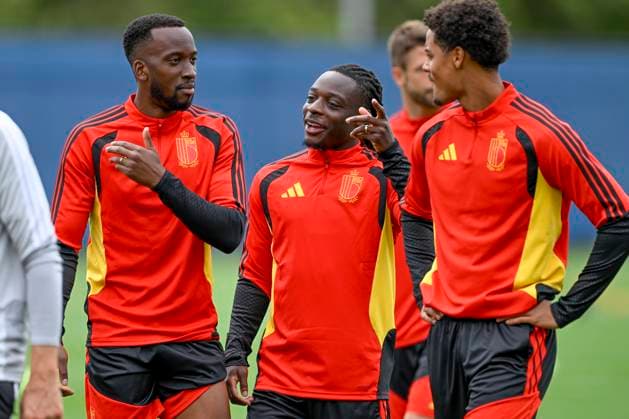 Belgian national football team - FIFA World Cup, WM, Weltmeisterschaft, Fussball 2026 - media activities 25 06 2026 RENTON, UNITED STATES OF AMERICA - JUNE 25 : Doku Jeremy forward of Belgium pictured during a training session of the Belgian national football team during the FIFA World Cup 2026 on June 25, 2026 in Renton, United States of America, 25 06 2026 Renton United States of America  Copyright: xNicoxVereeckenx