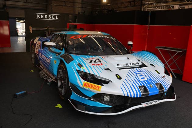 RECORD DATE NOT STATED 74 Dustin Blattner (USA) Mathys Jaubert (FRA) Dennis Marshall (GER) ( Ben Tuck (GBR), Ferrari 296 GT3 Evo, Team: Kessel Racing (CHE) in der Box BEL, Motorsport, CrowdStrike 24H Of Spa, Spa-Francorchamps, Circuit Spa-Francorchamps, Belgien, Mittwoch, Parade, 24.06.2026 BEL, Motorsport, CrowdStrike 24H Of Spa, Spa-Francorchamps, Circuit Spa-Francorchamps, Belgien, Mittwoch, Parade, 24.06.2026 Spa-Francorchamps *** 74 Dustin Blattner USA, Mathys Jaubert FRA, Dennis Marshall GER, Ben Tuck GBR, Ferrari 296 GT3 Evo, Team Kessel Racing CHE in the pits BEL, Motorsports, CrowdStrike 24H of Spa, Spa-Francorchamps, Spa-Francorchamps Circuit, Belgium, Wednesday, parade, June 24, 2026 BEL, motorsports, CrowdStrike 24H of Spa, Spa-Francorchamps, Spa-Francorchamps Circuit, Belgium, Wednesday, Parade, June 24, 2026, Spa-Francorchamps Copyright: xEibner-Pressefoto JuergenxAugstx EP_JAT