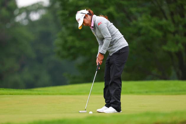 June 25, 2026, Chaska, Minnesota, United States: PORNANONG PHATLUM putts at hole two. This is the first day of the 2026 KPMG WomenÃ¢â‚¬â ¢s PGA, Golf Herren Championship at Hazeltine National Golf Course in Chaska Minnesota. 2026 KPMG WomenÃ¢â‚¬â ¢S PGA Championship - Day 1  - ZUMAt166 20260625_zsp_t166_007 Copyright: xMichaelxTurnerx