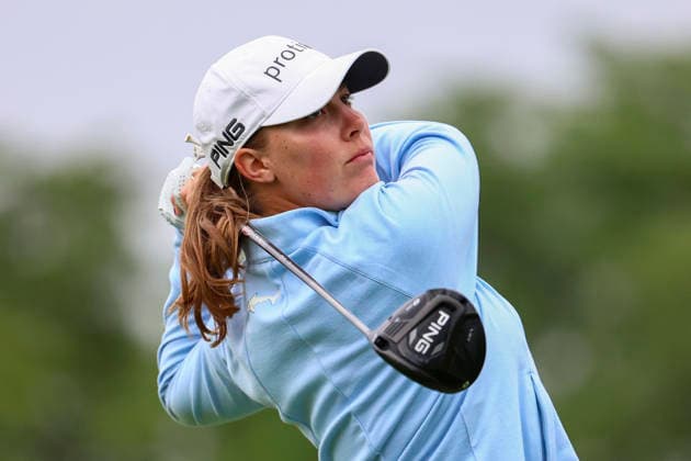 June 25, 2026, Chaska, Minnesota, United States: JENNIFER KUPCHO watches her drive at hole three. This is the first day of the 2026 KPMG WomenÃ¢â‚¬â ¢s PGA, Golf Herren Championship at Hazeltine National Golf Course in Chaska Minnesota. 2026 KPMG WomenÃ¢â‚¬â ¢S PGA Championship - Day 1  - ZUMAt166 20260625_zsp_t166_013 Copyright: xMichaelxTurnerx