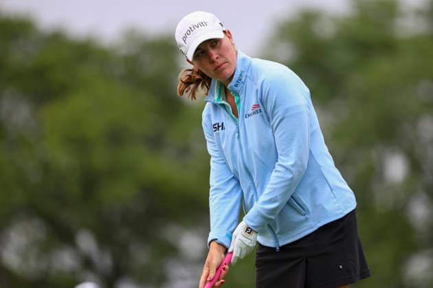June 25, 2026, Chaska, Minnesota, United States: JENNIFER KUPCHO prepares for her drive at hole three. This is the first day of the 2026 KPMG WomenÃ¢â‚¬â ¢s PGA, Golf Herren Championship at Hazeltine National Golf Course in Chaska Minnesota. 2026 KPMG WomenÃ¢â‚¬â ¢S PGA Championship - Day 1  - ZUMAt166 20260625_zsp_t166_016 Copyright: xMichaelxTurnerx
