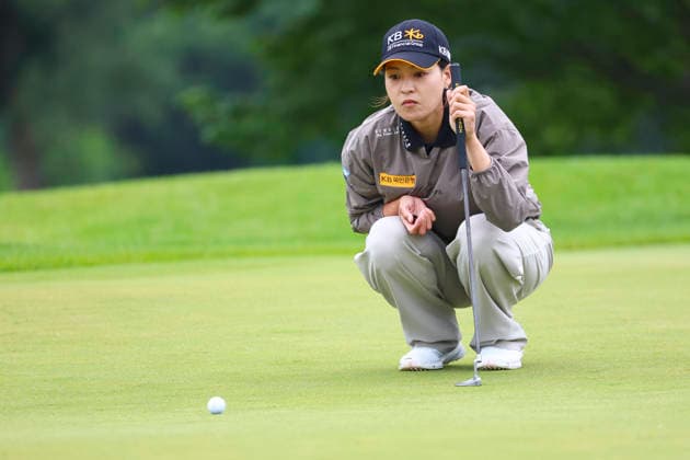 June 25, 2026, Chaska, Minnesota, United States: IN-GEE CHUN prepares to putt. This is the first day of the 2026 KPMG WomenÃ¢â‚¬â ¢s PGA, Golf Herren Championship at Hazeltine National Golf Course in Chaska Minnesota. Chaska United States - ZUMAt166 20260625_zsp_t166_025 Copyright: xMichaelxTurnerx