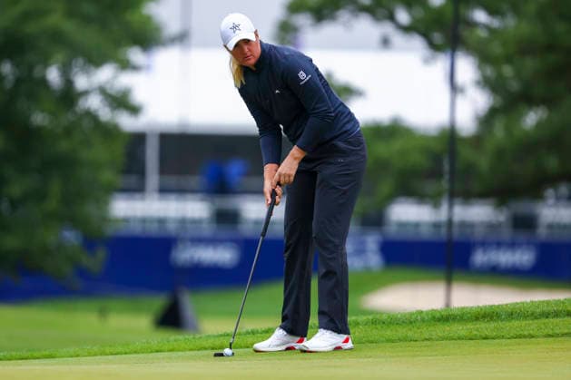 June 25, 2026, Chaska, Minnesota, United States: ANNA NORDQVIST putts at hole two. This is the first day of the 2026 KPMG WomenÃ¢â‚¬â ¢s PGA, Golf Herren Championship at Hazeltine National Golf Course in Chaska Minnesota. 2026 KPMG WomenÃ¢â‚¬â ¢S PGA Championship - Day 1  - ZUMAt166 20260625_zsp_t166_037 Copyright: xMichaelxTurnerx