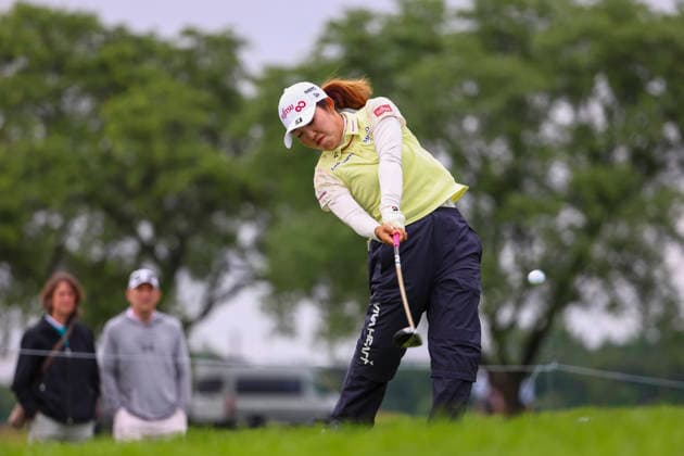 June 25, 2026, Chaska, Minnesota, United States: AYAKA FURUE hits a drive at hole two. This is the first day of the 2026 KPMG WomenÃ¢â‚¬â ¢s PGA, Golf Herren Championship at Hazeltine National Golf Course in Chaska Minnesota. 2026 KPMG WomenÃ¢â‚¬â ¢S PGA Championship - Day 1  - ZUMAt166 20260625_zsp_t166_045 Copyright: xMichaelxTurnerx