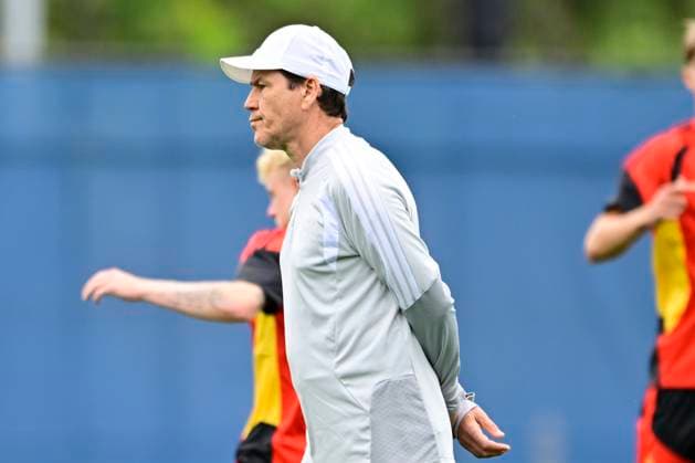 Belgian national football team - FIFA World Cup, WM, Weltmeisterschaft, Fussball 2026 - media activities 25 06 2026 RENTON, UNITED STATES OF AMERICA - JUNE 25 : Garcia Rudi head coach of Belgium pictured during a training session of the Belgian national football team during the FIFA World Cup 2026 on June 25, 2026 in Renton, United States of America, 25 06 2026 Renton United States of America  Copyright: xJanxDexMeuleneirx