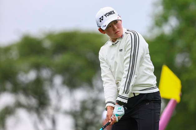 June 25, 2026, Chaska, Minnesota, United States: AKI IWAI looks on at hole three. This is the first day of the 2026 KPMG WomenÃ¢â‚¬â ¢s PGA, Golf Herren Championship at Hazeltine National Golf Course in Chaska Minnesota. 2026 KPMG WomenÃ¢â‚¬â ¢S PGA Championship - Day 1  - ZUMAt166 20260625_zsp_t166_051 Copyright: xMichaelxTurnerx