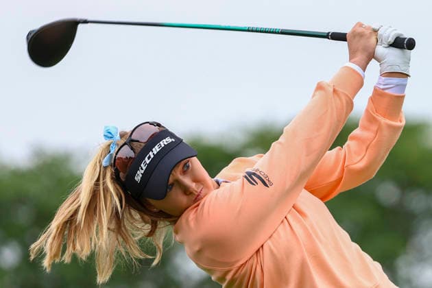 June 25, 2026, Chaska, Minnesota, United States: BROOKE HENDERSON tees off at hole three. This is the first day of the 2026 KPMG WomenÃ¢â‚¬â ¢s PGA, Golf Herren Championship at Hazeltine National Golf Course in Chaska Minnesota. 2026 KPMG WomenÃ¢â‚¬â ¢S PGA Championship - Day 1  - ZUMAt166 20260625_zsp_t166_059 Copyright: xMichaelxTurnerx